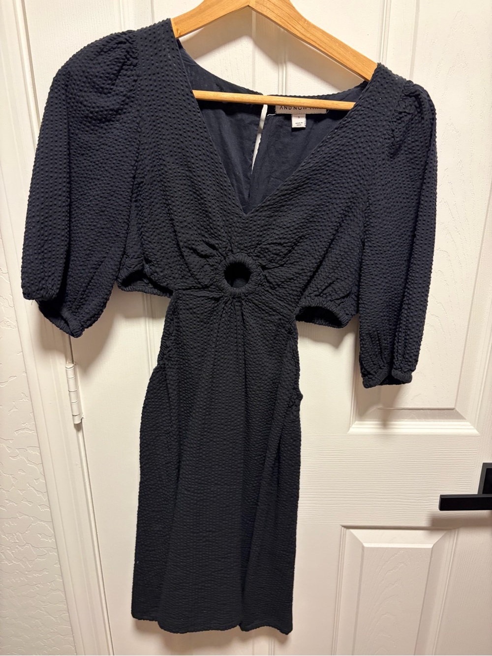 Macys And Now This black cut out mini LBD S
